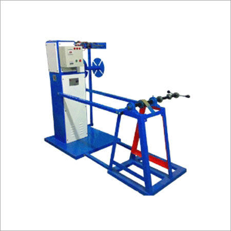 Blue Semi Automatic Rope Coiling Machine