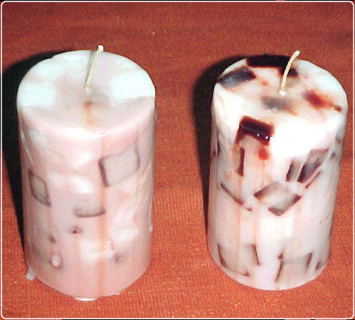 Decorative Wax Chunk Candles Burning Time: Vary Minutes