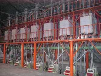 Industrial Flour Processing Plant