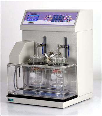 Programmable Digital Tablet Disintegration Test Apparatus with Four Line Illuminated LCD Display