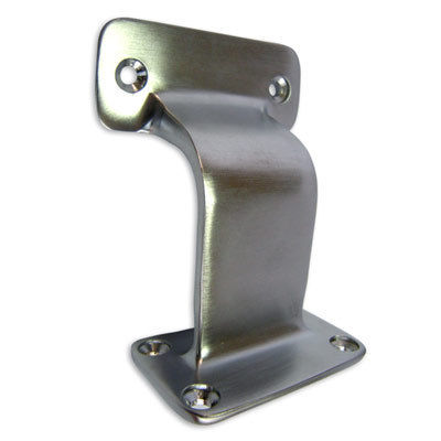 Silver Plain Hand Rail Bracket