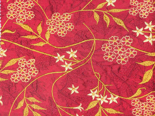 SILK EMBROIDERY FABRIC