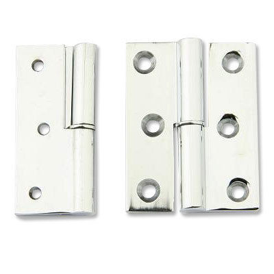 Silver Solid Brass Door Hinges