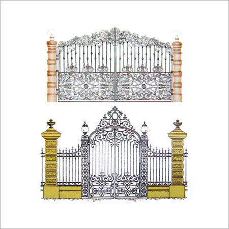 Any Color Decorative Cast Iron Gates