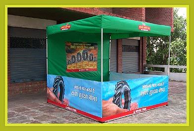 Display Tents - High Grade Materials, Customizable Options, Durable Design, Screen Printed Canopy with CRC Metal Poles