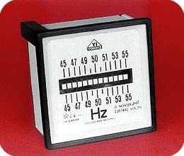 REED TYPE Hz METER