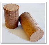 Saw Dust Briquettes - Mustard Husk, Pine Needles, Groundnut Shell - Eco-Friendly Fuel, Efficient Size 60/70/90 mm Dia