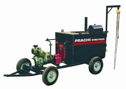 Black Bitumen Sprayer Trolley