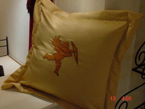 As Per Demand Center Embroidered Cushion Cover