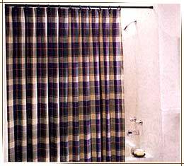 Plaid Pattern Multicolour Curtain