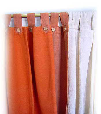 Plain Colour Home Furnishing Curtains