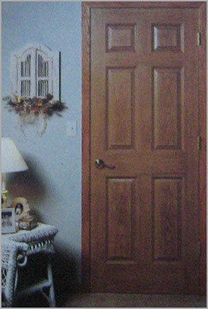 WOODEN SIX PANEL DOOR