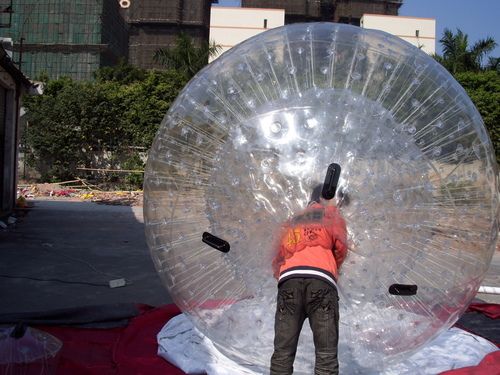 Colourless 3.0 Diameter Zorb Inflatable Ball