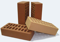 Rectangular Red Construction Brick