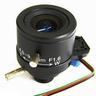 Black Cctv Lens