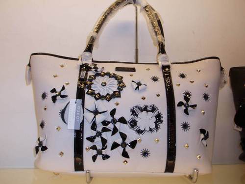 White Branded Trendy Ladies Handbags