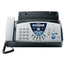 Brother T106 Fax Machine - High Quality Plain Paper, Integrated Digital Answering Machine, Telephone Handset, Hands-Free Speakerphone | Stylish Design for Small Office and Home