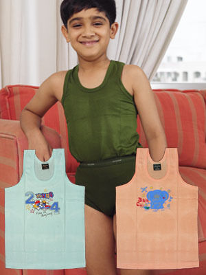 Kids Sleeveless Colour Vest Age Group: Children