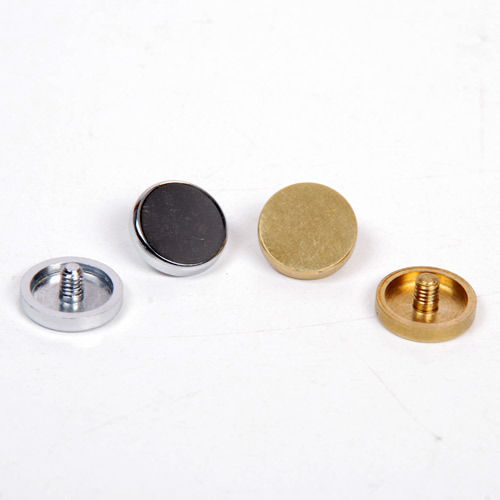 Polished Round Metal Screw Caps