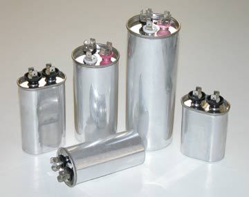 Cylindrical AC Motor Capacitor