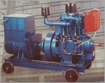 Diesel Generator with Four Wheel Base