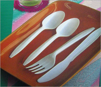 DISPOSABLE PLASTIC CUTLERY SET