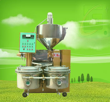 Silver Automatic Temperature Control Integration Oil Press