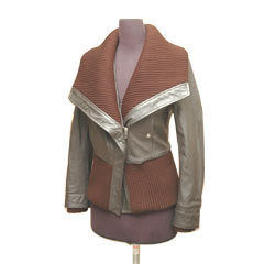 Women Ladies Fashion Leather Jacket