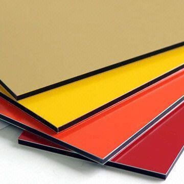 Coloured Aluminium Composite Panel Application: Construction