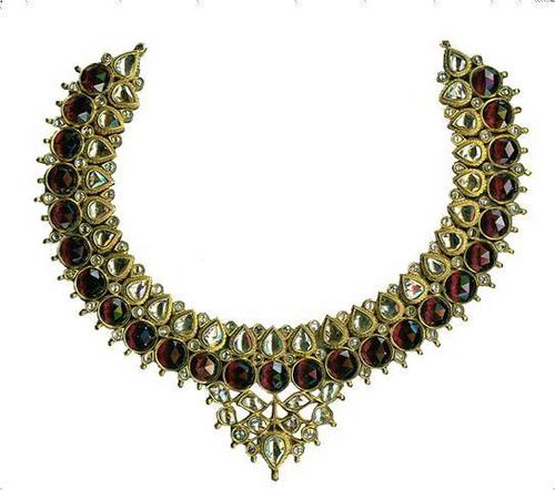 Heavy Design Diamond Studded Necklace