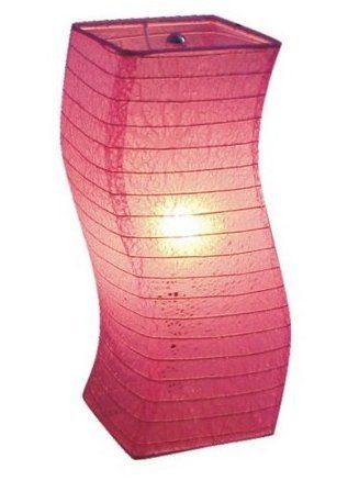 Handmade Pink Paper Lamp