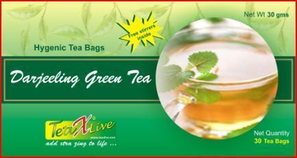 Dried Darjeeling Green Tea Bags