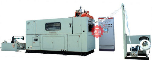 Off White Heavy Duty Thermoforming Machine