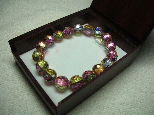 Fashion Round Zirconia Bead Bracelet