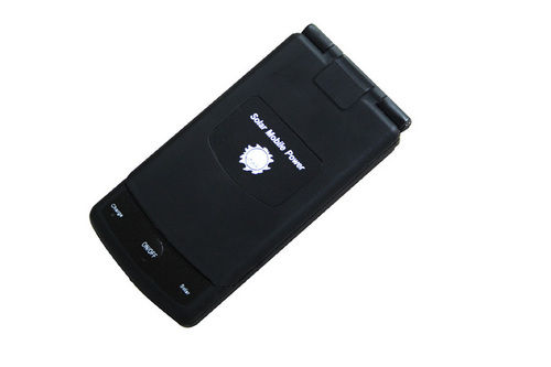 Black Solar Mobile Charger (Black)