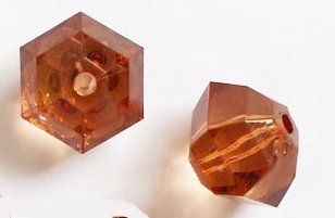 Cheap Hexagon Acrylic Beads Size: Various