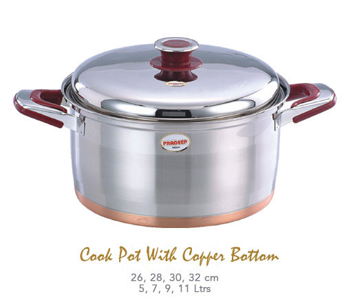 COOK POT WITH COPPER BOTTOM