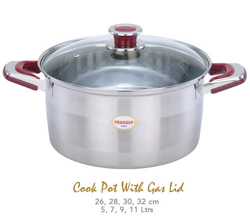 COOK POT WITH GAS LID