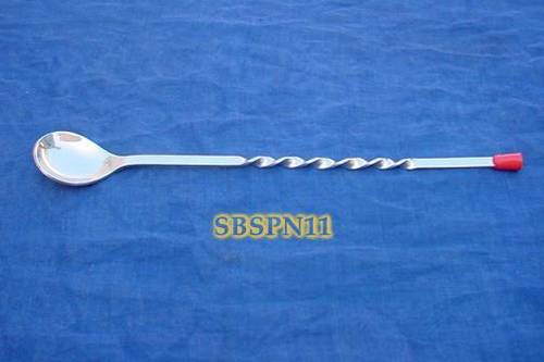 Silver Ss Bar Kitchen Spoon