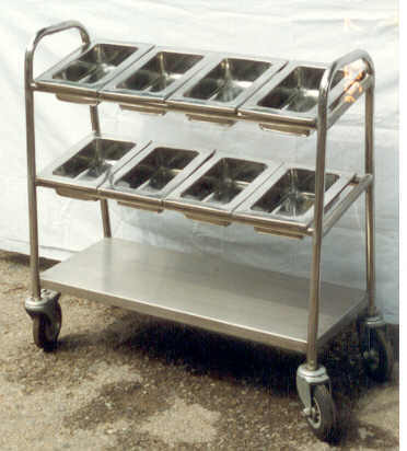 MOBILE CROCKERY CART