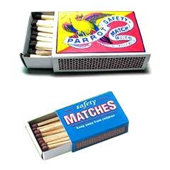 Safety Match Boxes - Moisture-Proof Packaging , Perfect for Household and Industrial Use