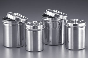 Stainless Steel Canister With Knob