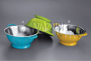 Various Stainless Steel Multi Color Colander