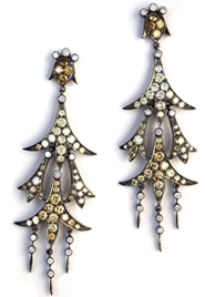 Diamond Studded Earrings Pair