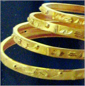 GOLD BANGLES