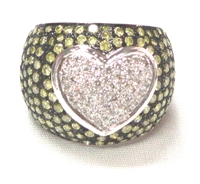 Heart Shape Diamond Ring Good