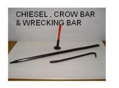 Scaffolding Chiesel, Crow Bar & Wrecking Bar