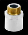 Copper And Cream Pipe Fitting Brass Male Adapter