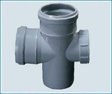 Grey Pipe Fitting Single Tee With Door