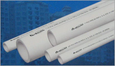 White Pvc Hollow Round Pipe